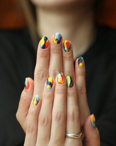 Nails with nail art